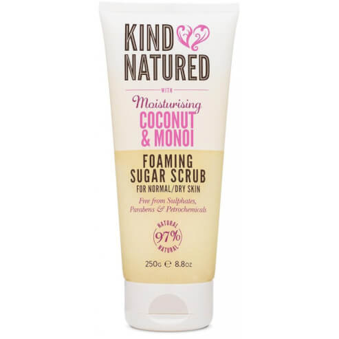 Kind Natured Moisturising Coconut & Monoi Foaming Sugar Scrub Пилинг за тяло за нормална и суха кожа 250gr