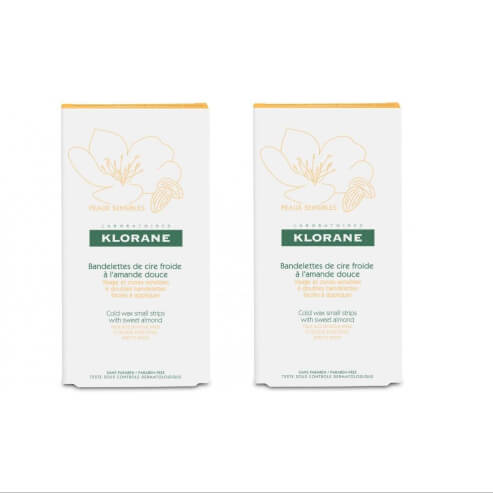 Klorane КЛОРАН ЛЕНТИ ЗА ДЕПИЛАЦИЯ ,за лице и чувствителни зони,  x 6strips 1+1 (SUMA 12STRIPS)