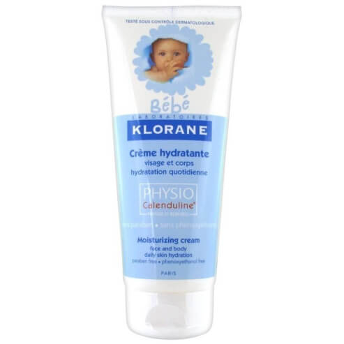 Klorane Bebe Creme Hydratante Vitamine Physio Calenduline Visage et Corps 200ml