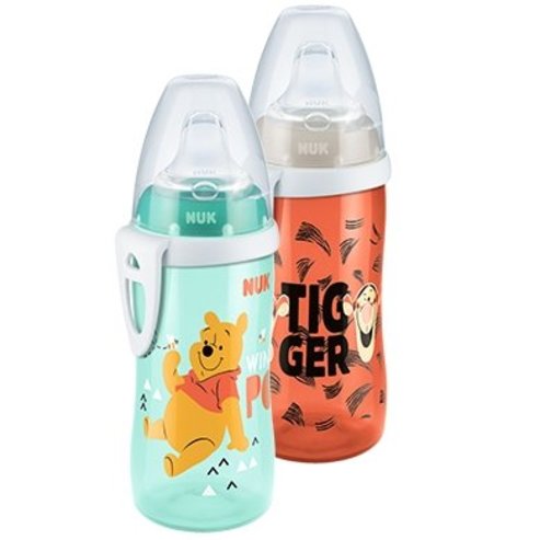 Nuk Active Cup Disney Winnie the Pooh Чапла със силиконова муцуна 12m+ BPA Free 300ml