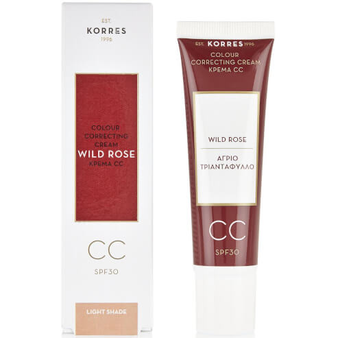 Korres Дива роза CC Cream SPF 30 Овлажняващ крем за прикриване на несъвършенствата 30ml