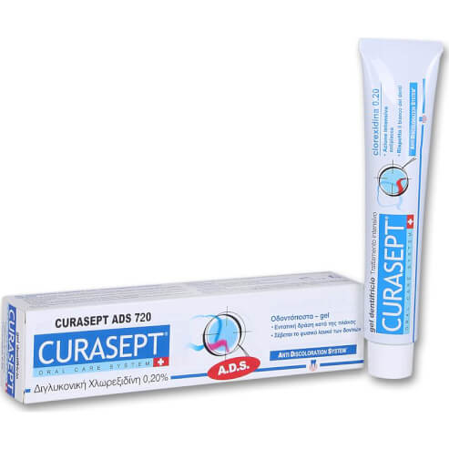 Curasept ADS 720 Паста за зъби срещу плака, без да причинява дразнене 75ml