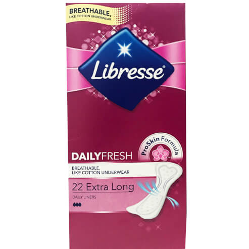 Libresse Daily Fresh Extra Long Салфетки 22 броя