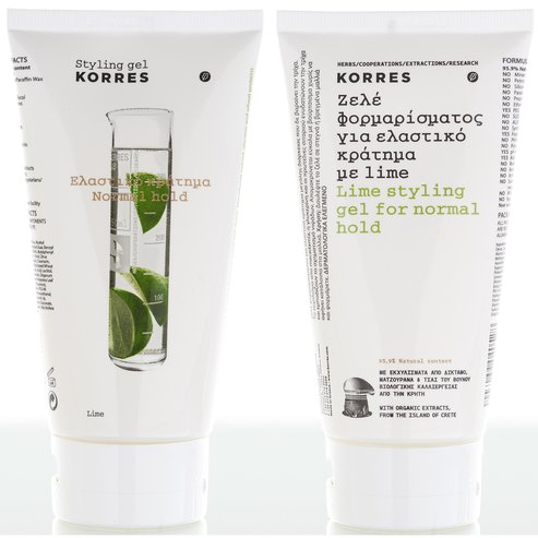 Korres СТИЛИЗИРАЩ ГЕЛ ЛАЙМ Нормална фиксация 150mL