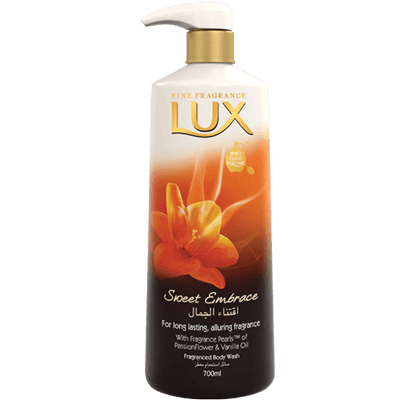 Lux Sweet Embrace Fragranced Body Wash Душ гел с изкушаващ аромат, който трае 700ml