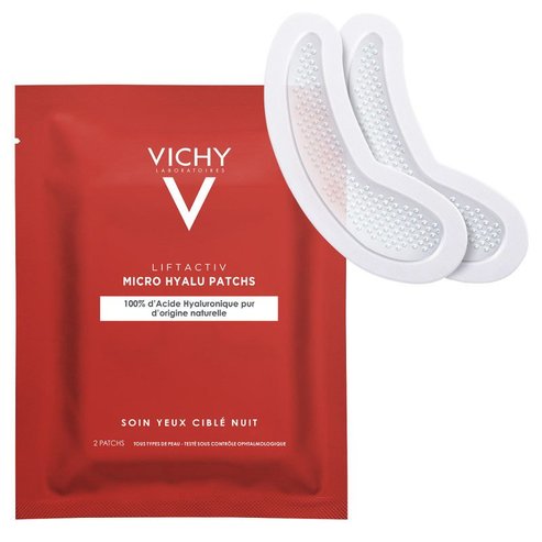 Vichy Liftactiv Micro Hyalu Patches Пластири за околоочен контур с хиалуронова киселина 2 бр.