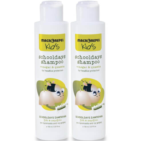 Macrovita PROMO PACK Macrorepel Kids Schooldays Shampoo 1+1 подарък 2 x150ml