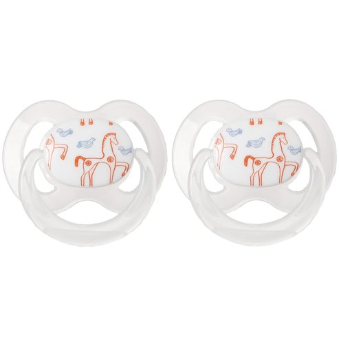 Korres Orthodontic Silicone Soothers 0-6m 2 бр