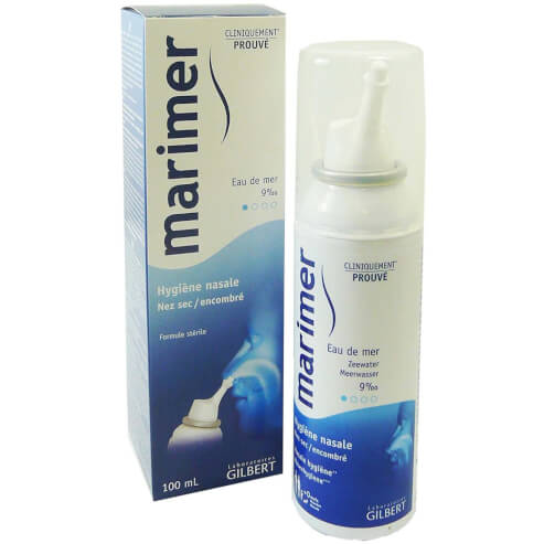 Marimer Isotonic Hygiene Nasal Daily Spray Естествен стерилен изотоничен разтвор на морска вода, подходящ за алергии 100ml