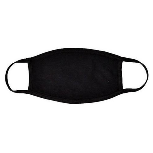 MGO Маска за лице Face Mask Черен плат без гума за многократна употреба 1 брой