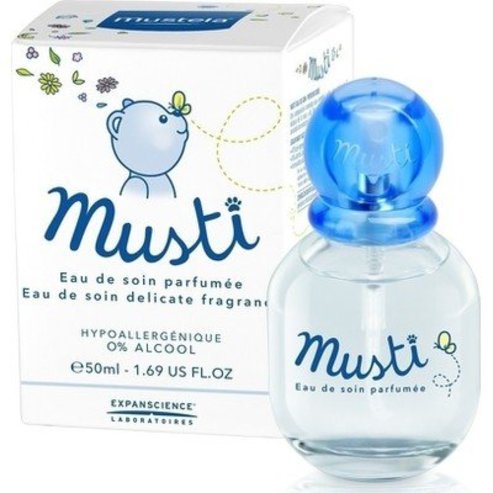Mustela Musti Eau de soin Delicate Fragrane Дискретно ароматизиран с много приятен аромат 50ml