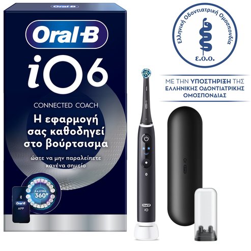 Oral-B iO Series 6 Electric Toothbrush Black Lava 1 брой