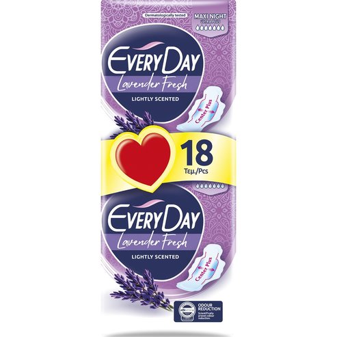 Every Day Lavender Fresh Maxi Night Ultra Plus Value Pack 18 броя