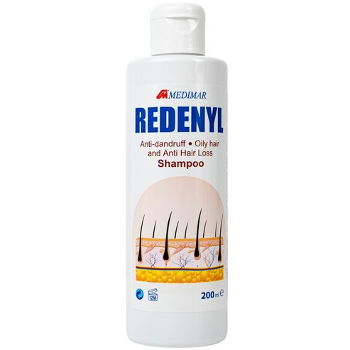 Medimar Redenyl Anti-dandruff & Anti Hair Loss Shampoo Шампоан за Борба със Себореята & Пърхота Подходящ за Мазна Коса 200ml