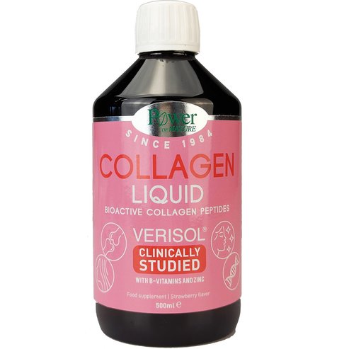 Power Health Platinum Range Hair Skin Nails Collagen Liquid Strawberry Flavor 500ml