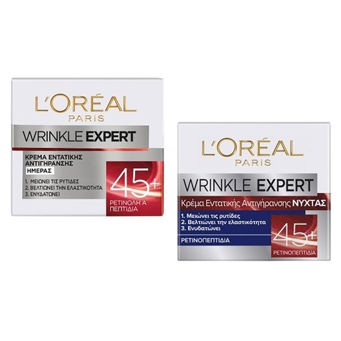 L\'oreal Paris PROMO PACK Wrinkle Expert 45+ Night Cream 50ml & Wrinkle Expert 45+ Day Cream 50ml