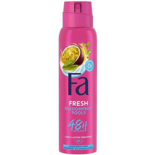 Fa Fresh 48h Passionfruit Pools & Coconut Water Scent Deodorant Spray 150ml