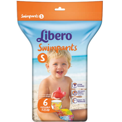 Libero Swimpants Small (7-12kg), 6 памперси
