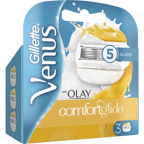 Gillette Venus & Olay Резервни глави, с 5 остриета и хидратиращи ленти 3 броя