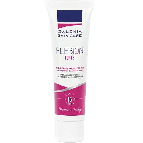Galenia Skin Care Flebion Forte Spf16 Anti-Redness & Sensitive Skin Cream Крем със средна слънцезащита за розацея, зачервяване на лицето & разширени капиляри 30ml
