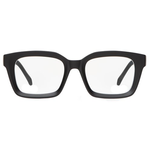 Matters Obsidiana Reading Glasses Очила за четене от рециклирани материали с филтър за защита от синя светлина, черен цвят 1 брой - 2.0