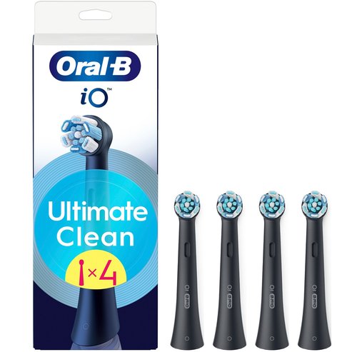 Oral-B iO Ultimate Clean Brush Heads 4 Броя - Black