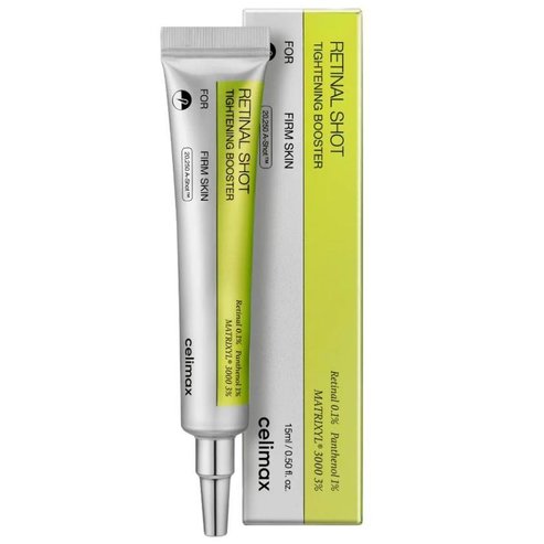 Celimax Retinal Shot Tightening Booster Анти-ейдж серум за лице с ретинал за стягане на порите и подобряване на вида и еластичността на кожата 15ml