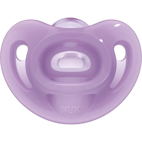 Nuk Sensitive Silicone Soother 0-6m 1 Парче - лилаво