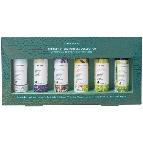 Korres Промо комплект The Best-Of Showergels Collection Колекция от ароматни душ гелове Travel Size 6x40ml на Промо цена