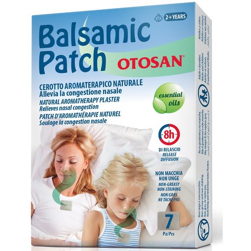 Otosan Balsamic Patch Ароматерапевтични лепенки при запушен нос, 7 броя