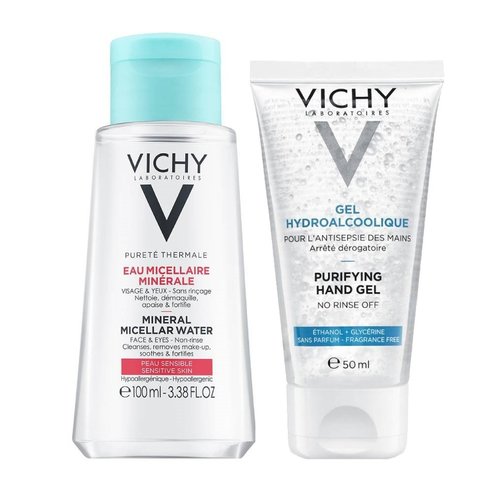 Δώρο Vichy Purete Thermale Mineral Micellar Water 100ml & Gel Hydro-Alcoolique Purifying Hand Gel 50ml