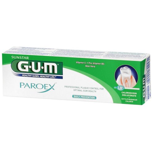 Gum 1750 Paroex Toothpaste 0,06% CHX + 0,05% CPC Паста за зъби за ежедневна профилактика 75ml