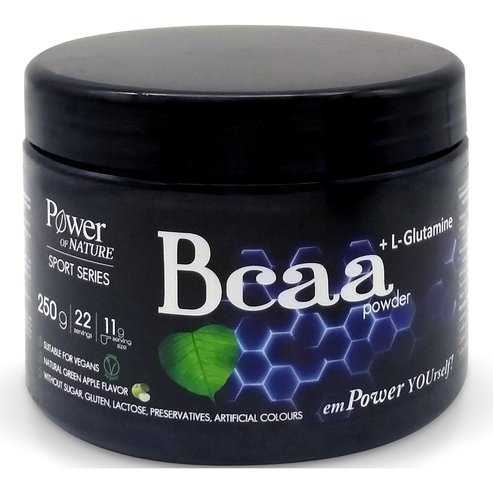 Power Health Sport Series Bcaa & L-Glutamine Powder Напитка под формата на прах с аминокиселини и L-глутамин за спортисти 250gr