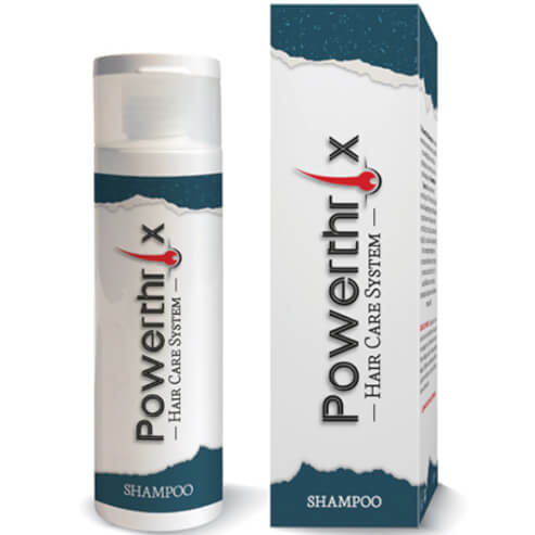 Powerpharm Powerthrix Shampoo Шампоан за мъже и жени, изглаждане на дразнене и здрав растеж на косата 200ml