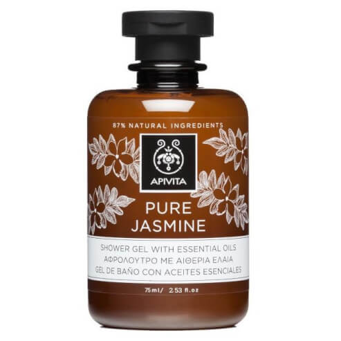 Apivita Pure Jasmine Shower Gel With Essential Oils 75ml