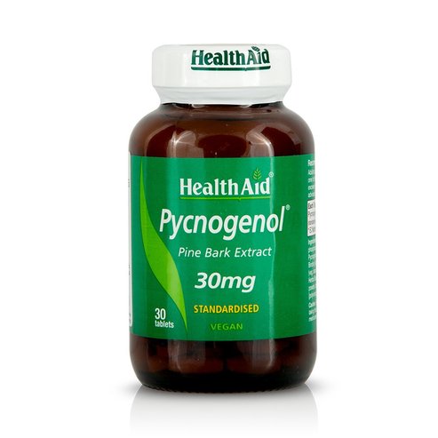 Health Aid Pycnogenol Пикногенол 30mg Pinus Maritima Антиоксидант, анти-стареещо действие  30 таблетки