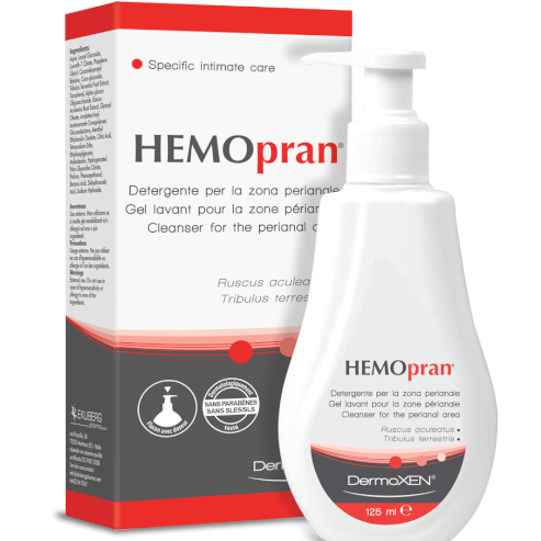 Dermoxen Hemopran Cleanser Почистващ препарат за чувствителна зона около ануса 125ml