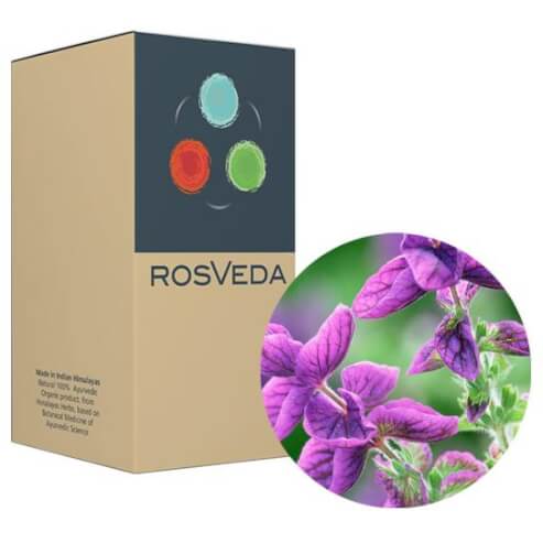 RosVeda Pure Essential Oil Clary Sage, 100% Билков състав, етерично масло от градински чай 10 мл