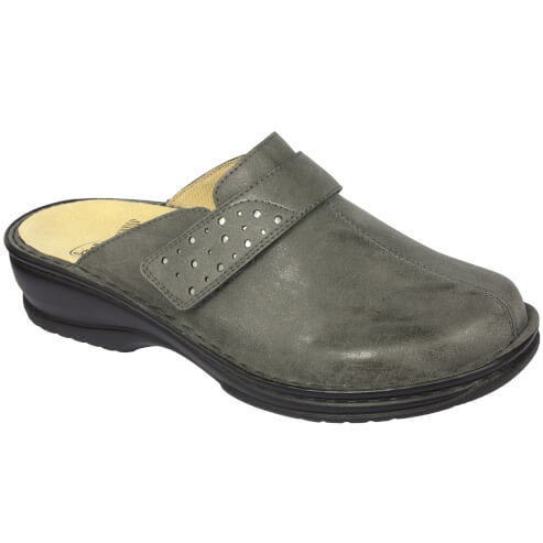 Scholl Shoes Genziana Сиви дамски анатомични чехли, дават правилна стойка и естествено безболезнено ходене 1 чифт