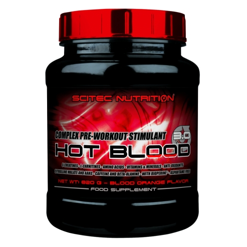 Scitec Nutrition Hot Blood 3.0 - Стимулиращ предтренировъчен комплекс 820 г ДАТА НА ИЗТИЧАНЕ НА СРОКА НА ИЗТИЧАНЕ 10/2016