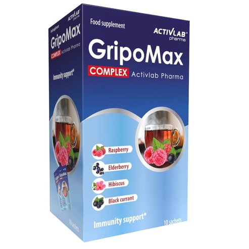 ActivLab GripoMax Extra Food Supplement Vitamin C Immunity Support 10 Sachets