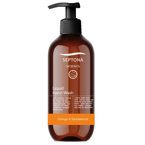 Septona Senses Liquid Hand Wash Orange & Sandalwood 300ml