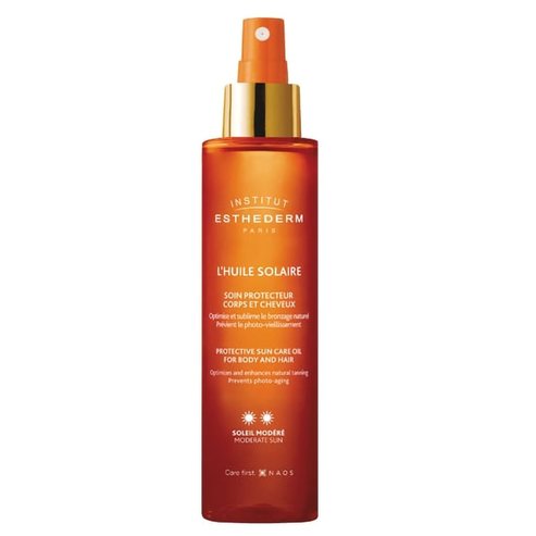 Institut Esthederm L΄Huile Solaire Protective Sun Care Oil for Body & Hair Modarate Sun 150ml