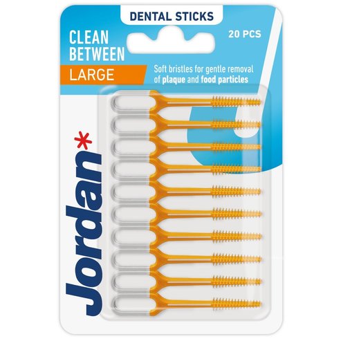 Jordan Clean Between Dental Sticks 20 части Код 310053 - Големи