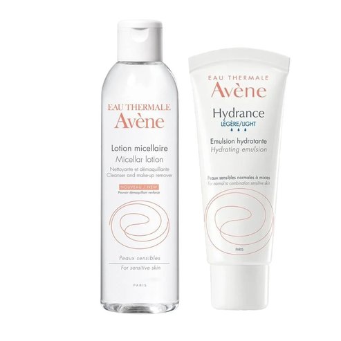Δώρο Avene Lotion Micellaire Διάλυμα Καθαρισμού Χωρίς Ξέπλυμα 25ml & Hydrance Legere Emulsion Hydratante Ενυδατική Κρέμα 15ml