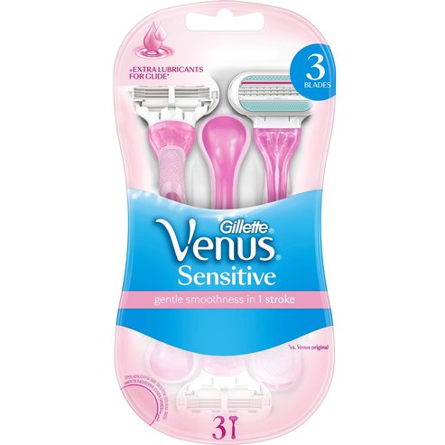 Δώρο Gillette Venus Sensitive Γυναικεία Ξυραφάκια Μιας Χρήσης 3 Τεμάχια