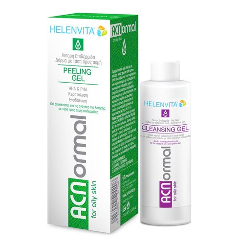 Helenvita PROMO PACK ACNormal Peeling Ексфолиращ гел 75ml & подарък ACNormal Cleansing Gel 100ml