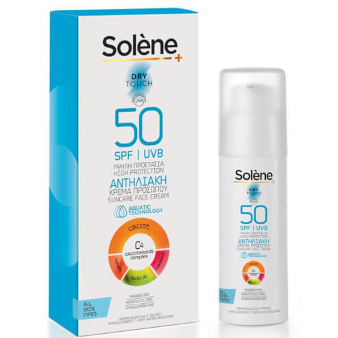 Solene Suncare Face Cream Spf50 Слънцезащитен крем за всички типове кожа 50ml