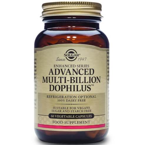 Solgar Advanced Multi-Billion Dophilus - МУЛТИ БИЛИОН ДОФИЛУС 60veg.caps