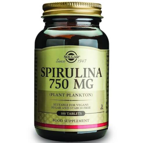 Solgar Spirulina / СПИРУЛИНА  750 mg 100tablets